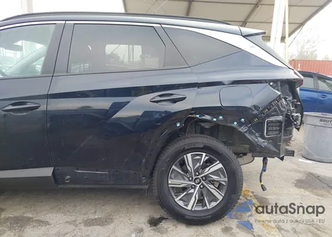 2024 Hyundai Tucson Hybrid Blue from USA, damaged, VIN KM8JBCD19RU202646